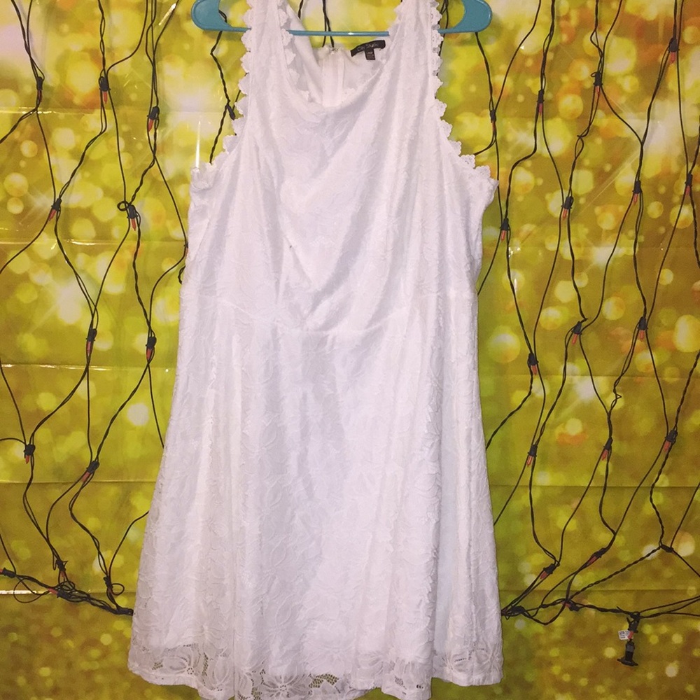NEW White Lace PLUS SIZE dress